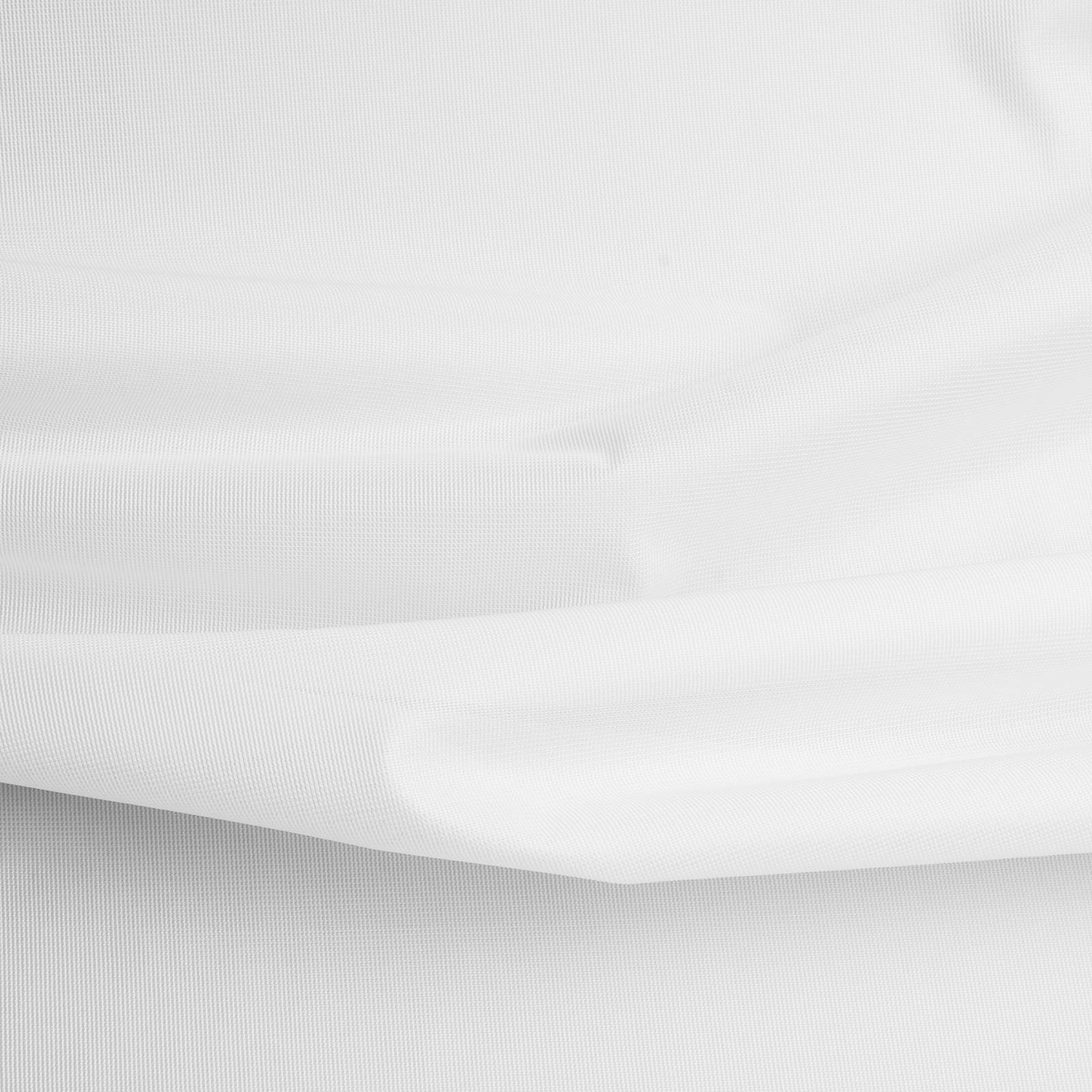 Ava Polyester Flag Fabric - white