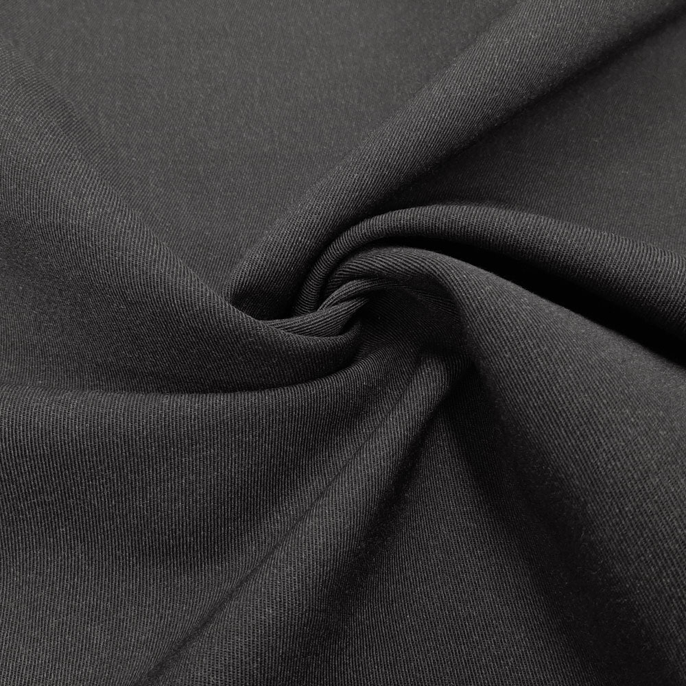 Franka - Wool Uniform Cloth Gabardine / Trevira Wool Cloth - Anthracite melange