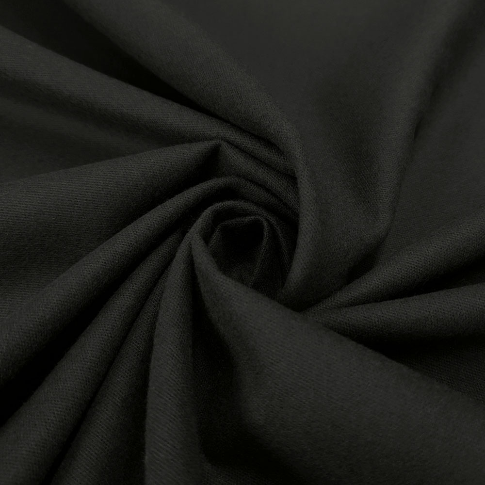 Rais - Cotton Molton - Extra width 167 cm - Black