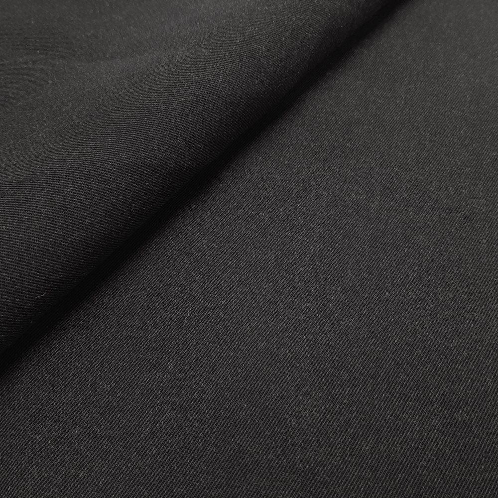 Franka - Wool Uniform Cloth Gabardine / Trevira Wool Cloth - Anthracite melange