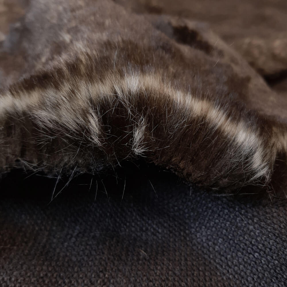 Wombat woven fur - imitation woven fur - per metre