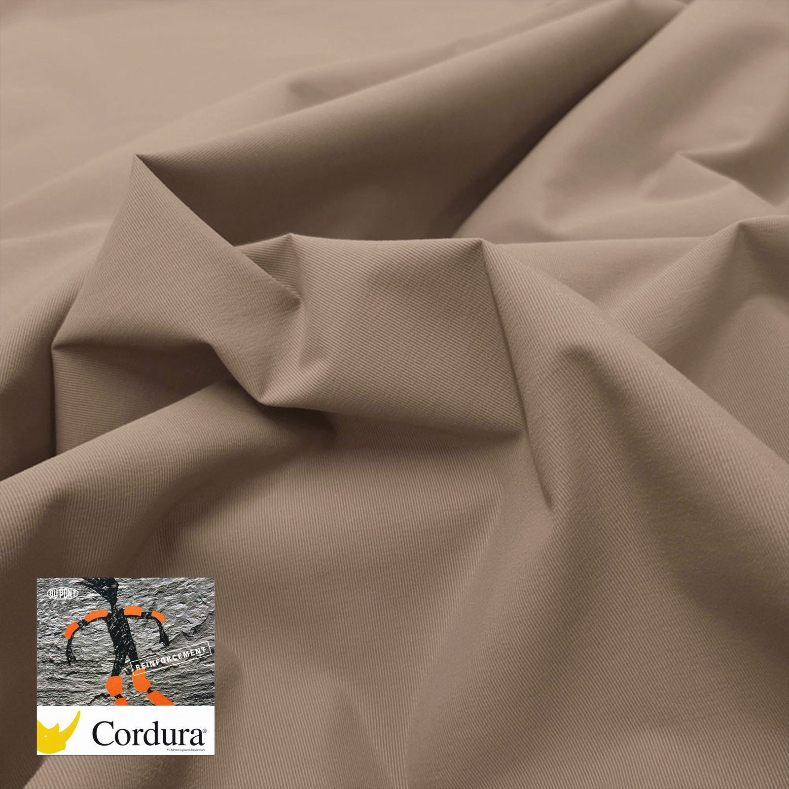 Cordura® Light - 360 dtex fabric with UPF 50+ - Taupe