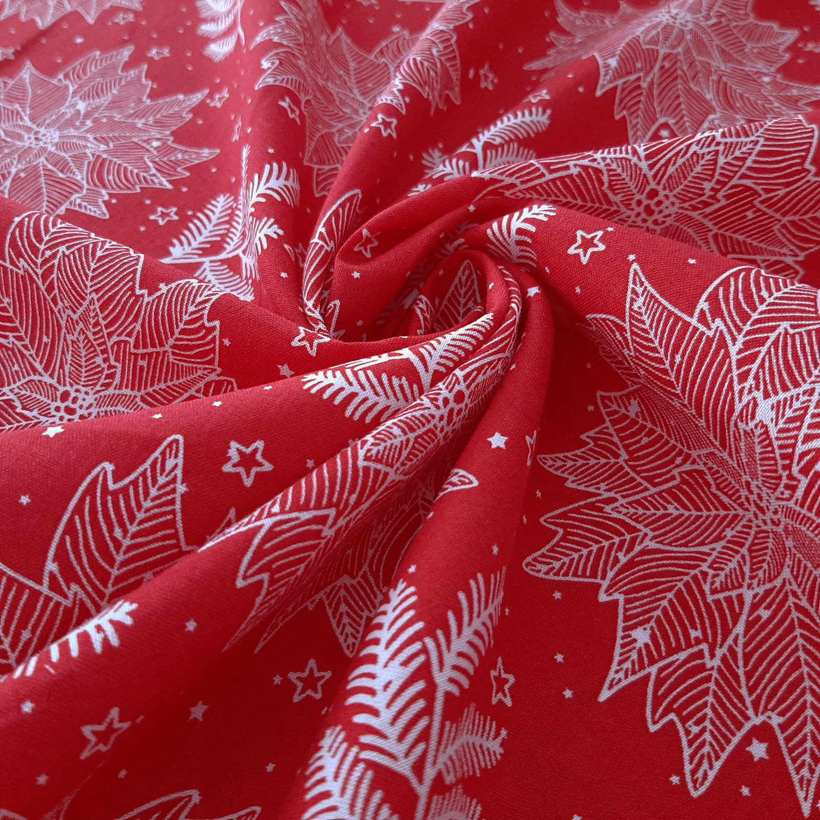 Christmas fabric Christmas Spirit - red