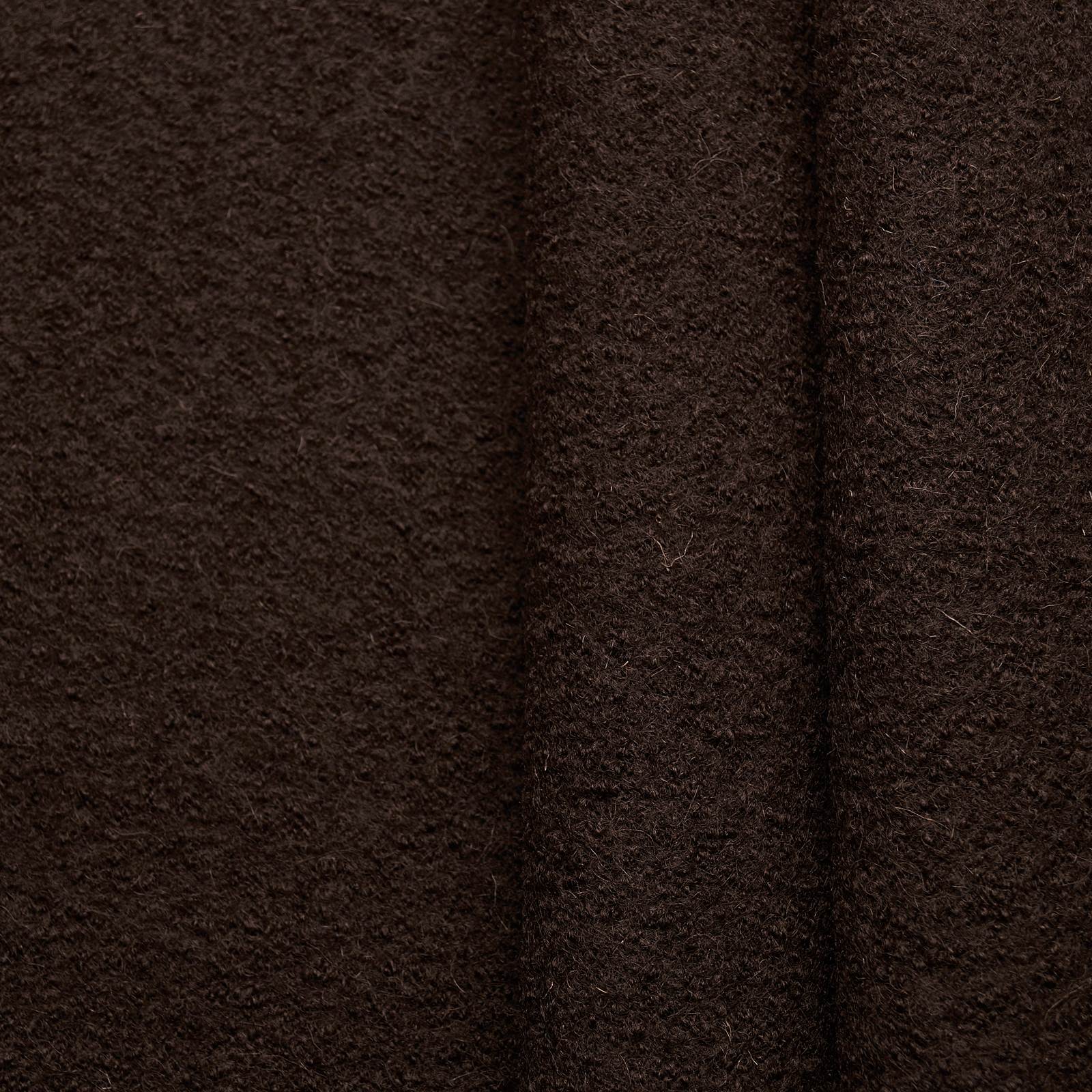 FAVORIT Walkloden - boiled wool / loden - chocolate brown
