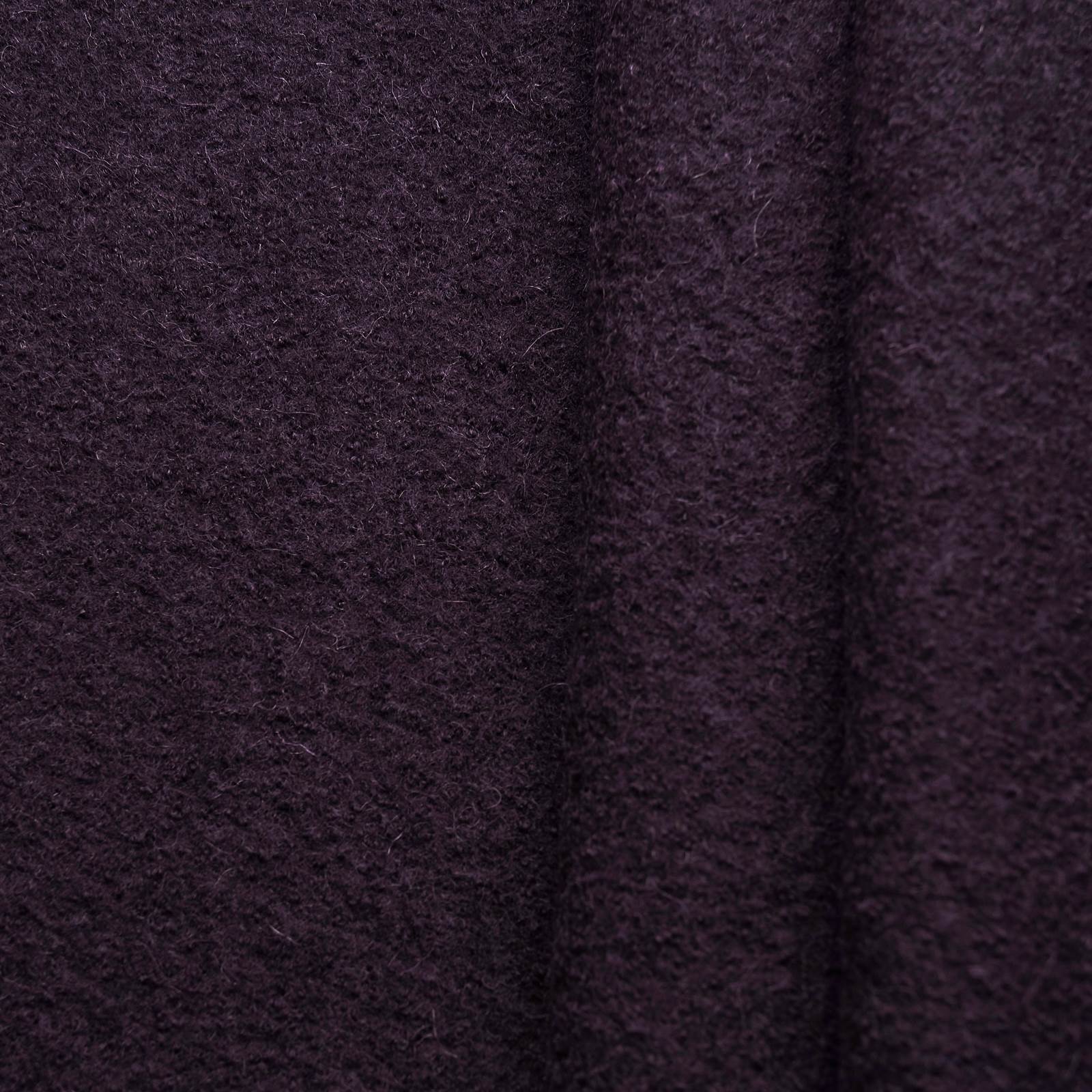 FAVORIT Walkloden - boiled wool / loden - dark purple