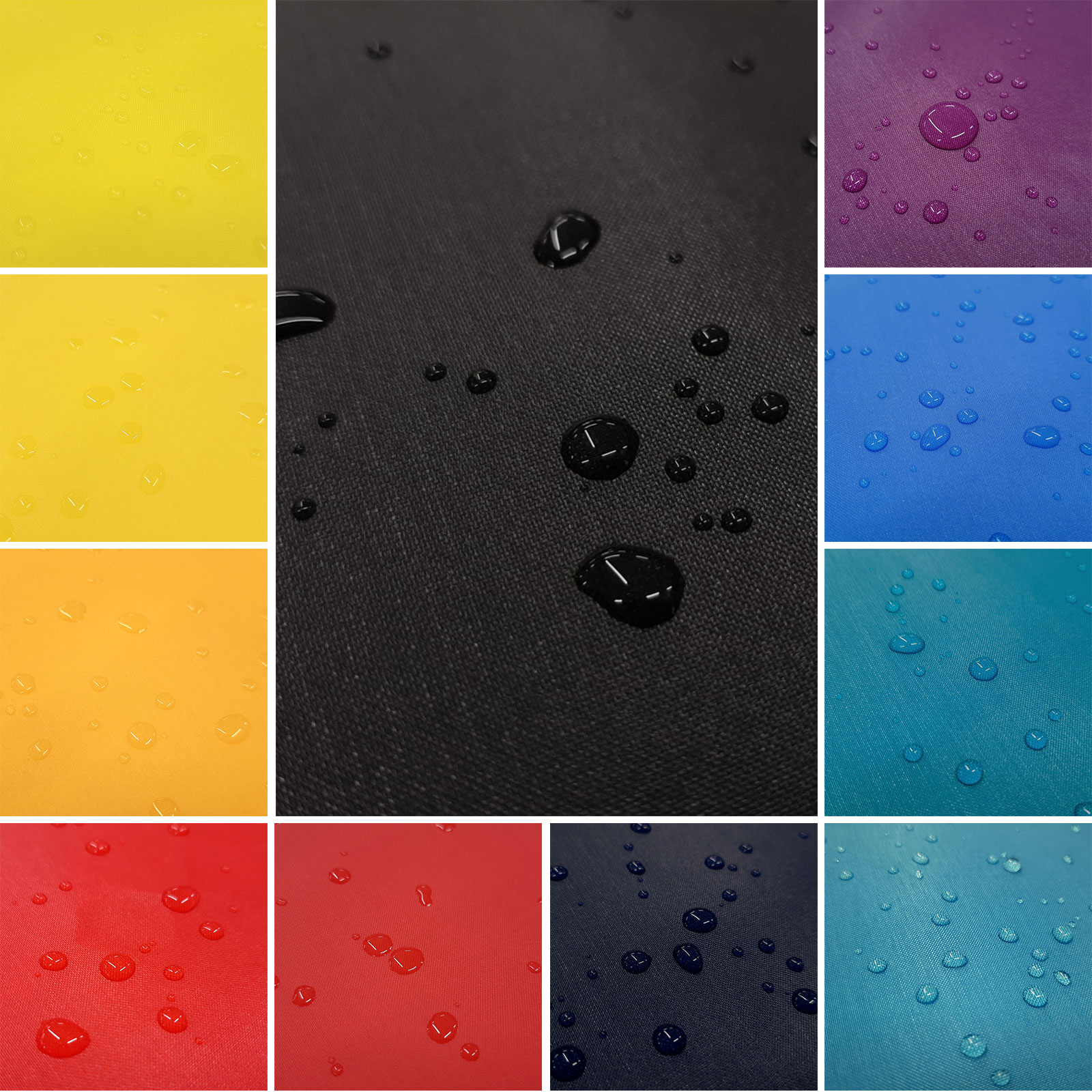 Zaira - Waterproof UV Protection Fabric - 1B Fabric