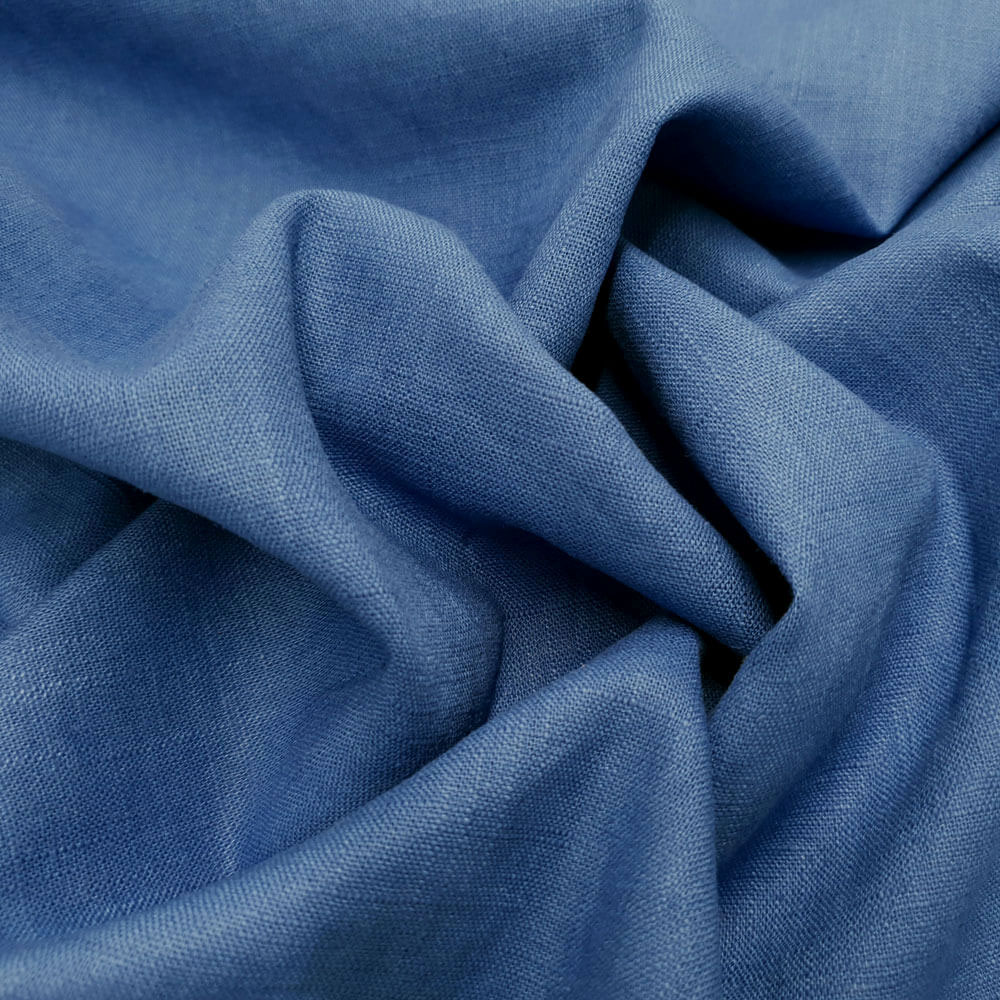 Holmar linen - Mid blue