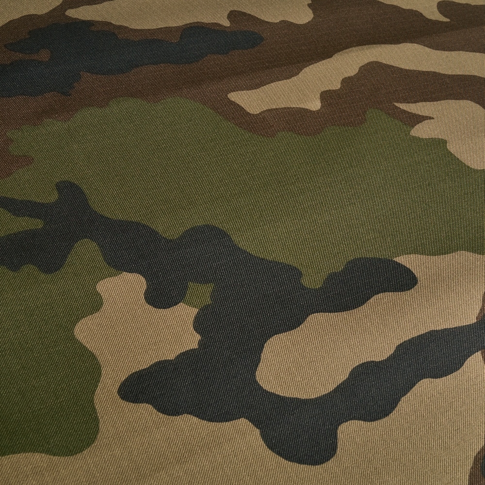 Army France Camouflage Print Ripstop