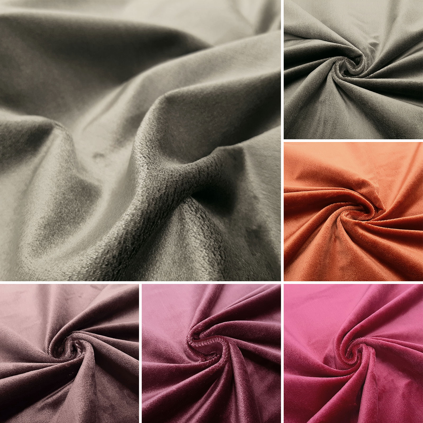 Sahco® Devon 2271 - Velour velvet upholstery fabric - 100% silk