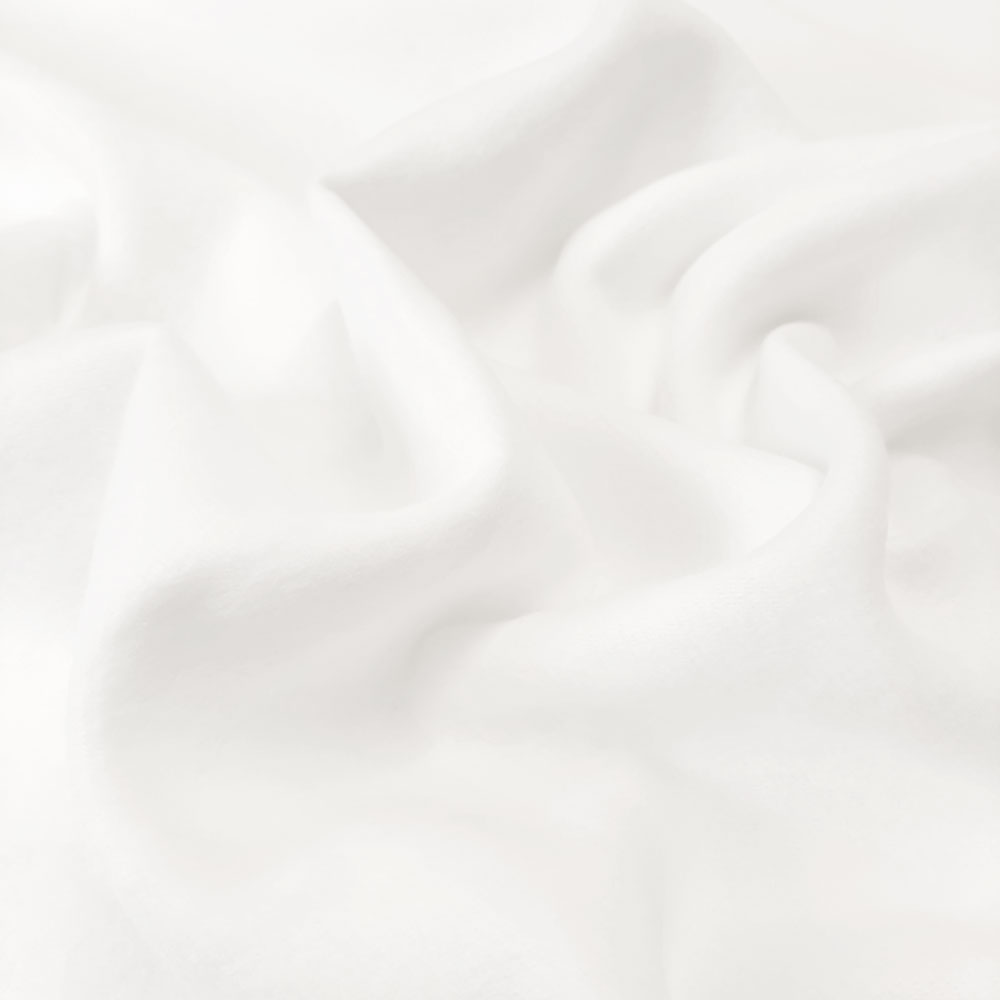 Daniel - Oeko-Tex® molton fabric - tablecloth pad fabric - White