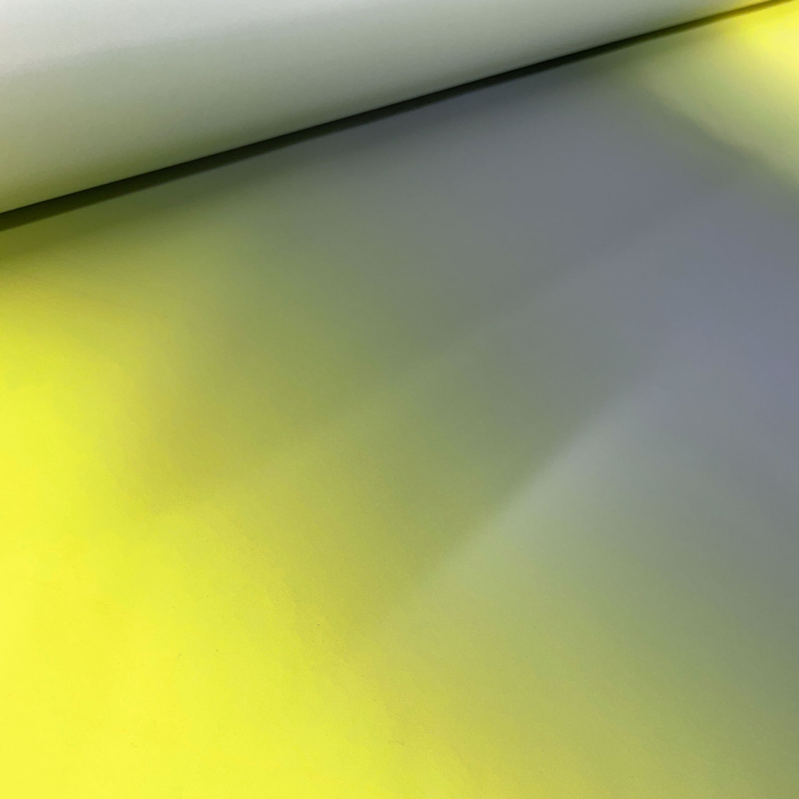Jaro - Reflective fabric - neon yellow/silver - per 10cm